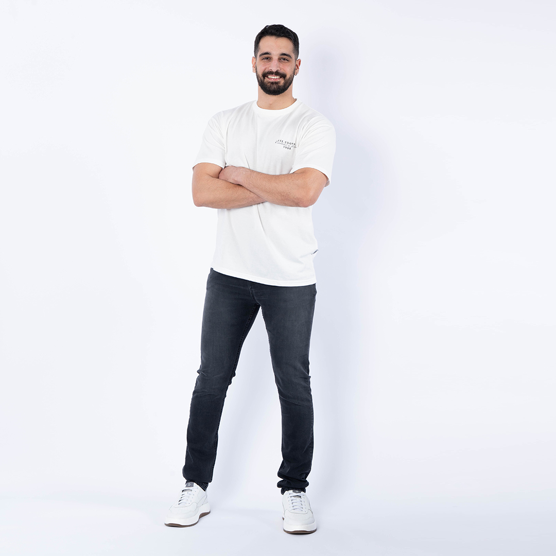 Lee Cooper T-Shirt Maille-02 Bowfell Homme Nat.