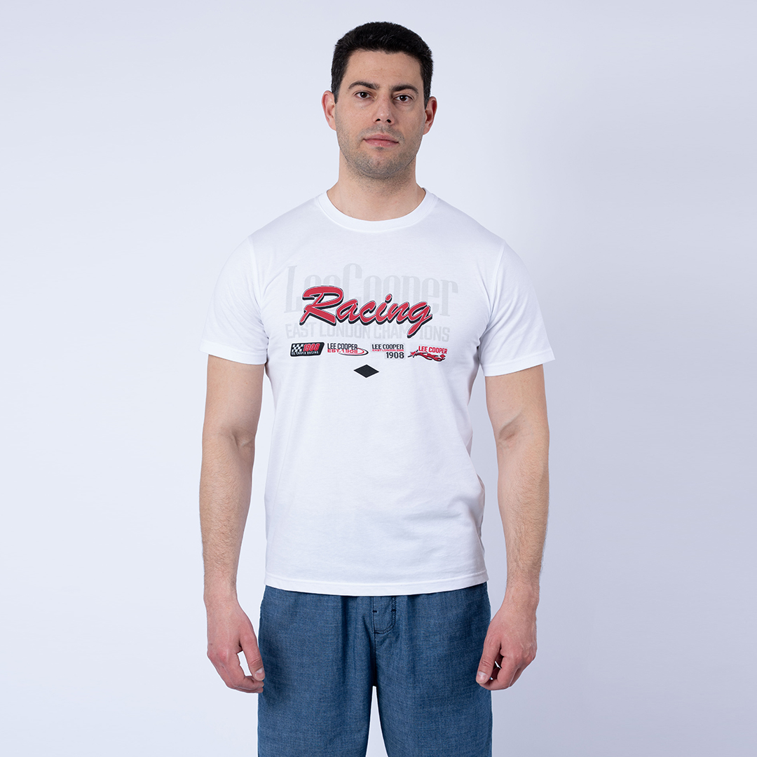 Lee Cooper T-Shirt Maille-03 Bl-2 Alma Homme Nat.