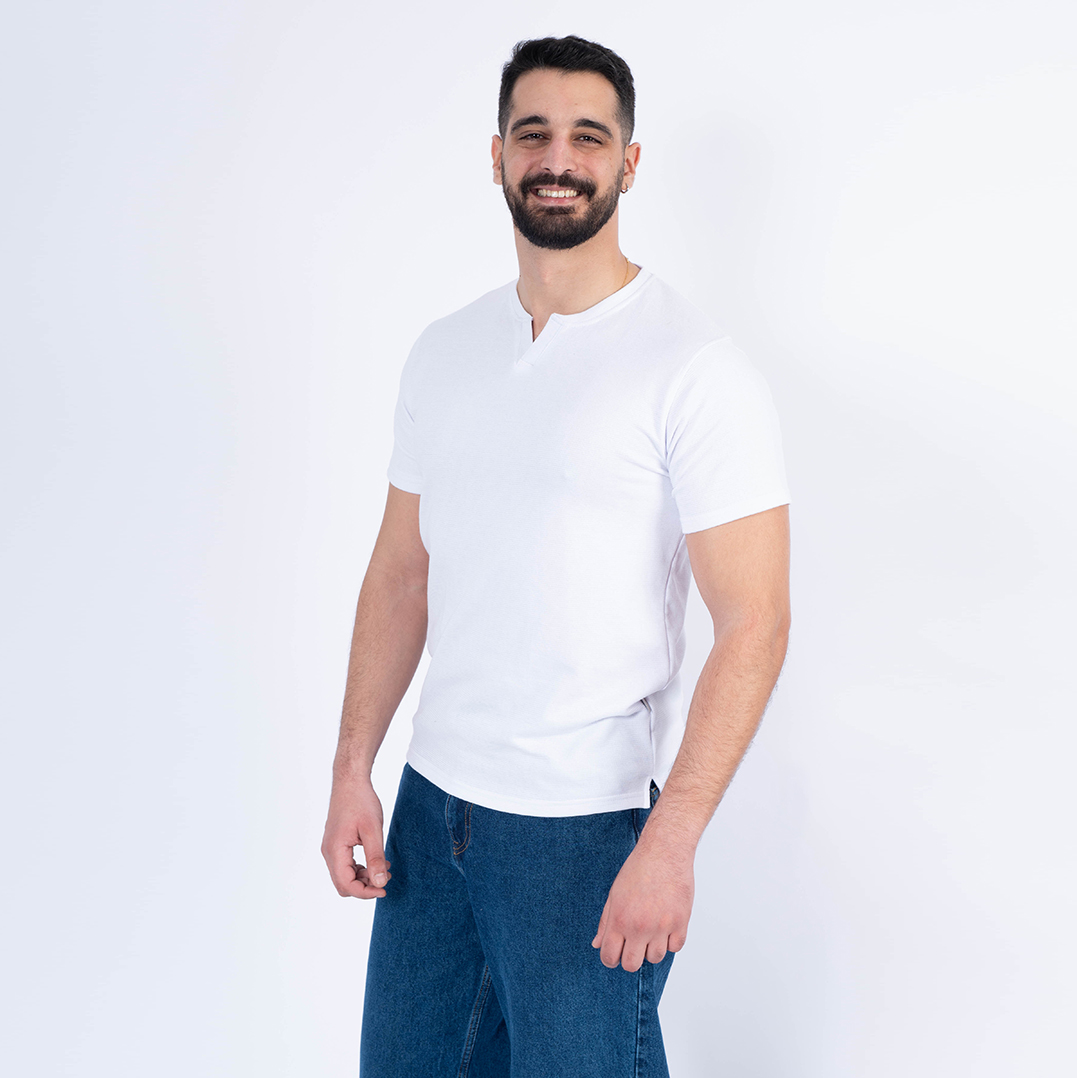Lee Cooper T-Shirt Maille-03 Nao Homme-Tx Nat.