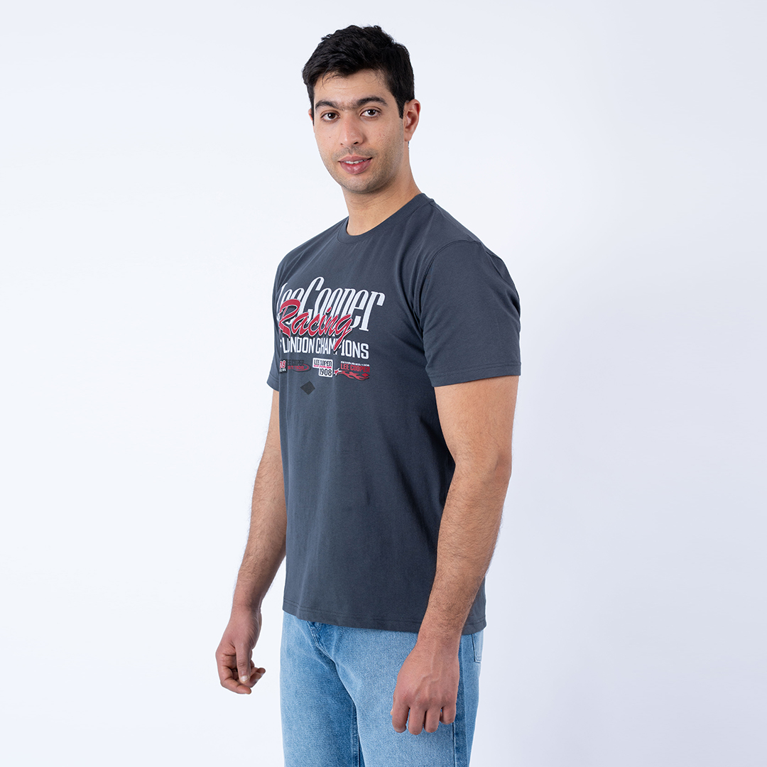Lee Cooper T-Shirt Maille-04 Ant-2 Alma Homme Nat.