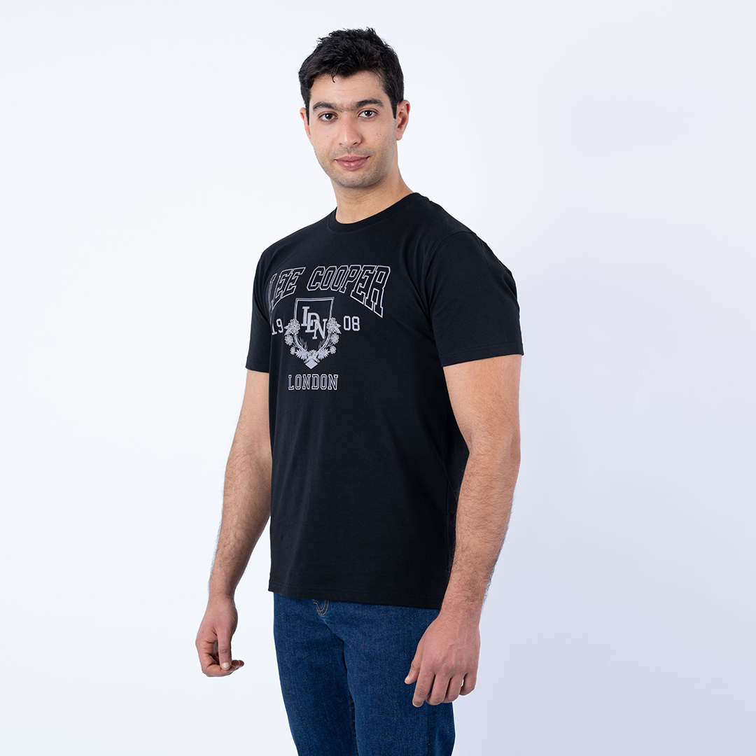 Lee Cooper T-Shirt Maille-05 Bl-2 Laurel Homme Nat.