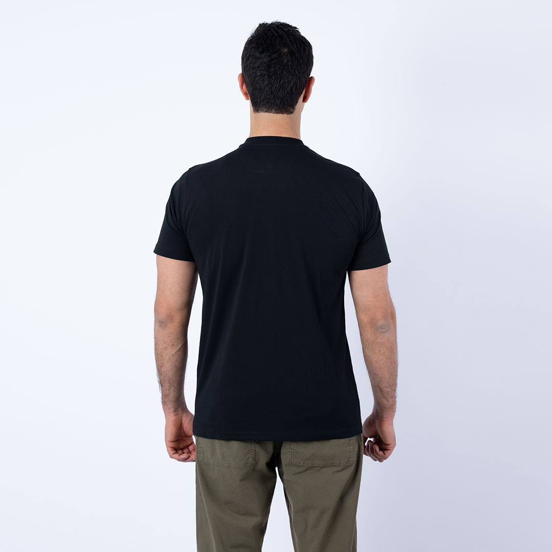 Lee Cooper T-Shirt Maille-11 Noir-2 Ange Homme Nat.