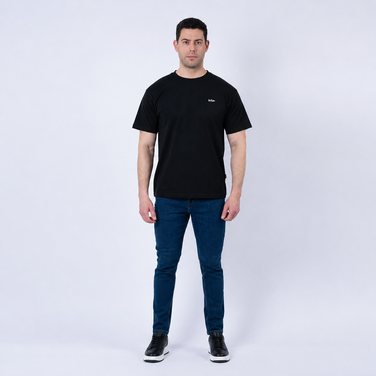 Lee Cooper T-Shirt Maille-20 Ive Homme Nat.