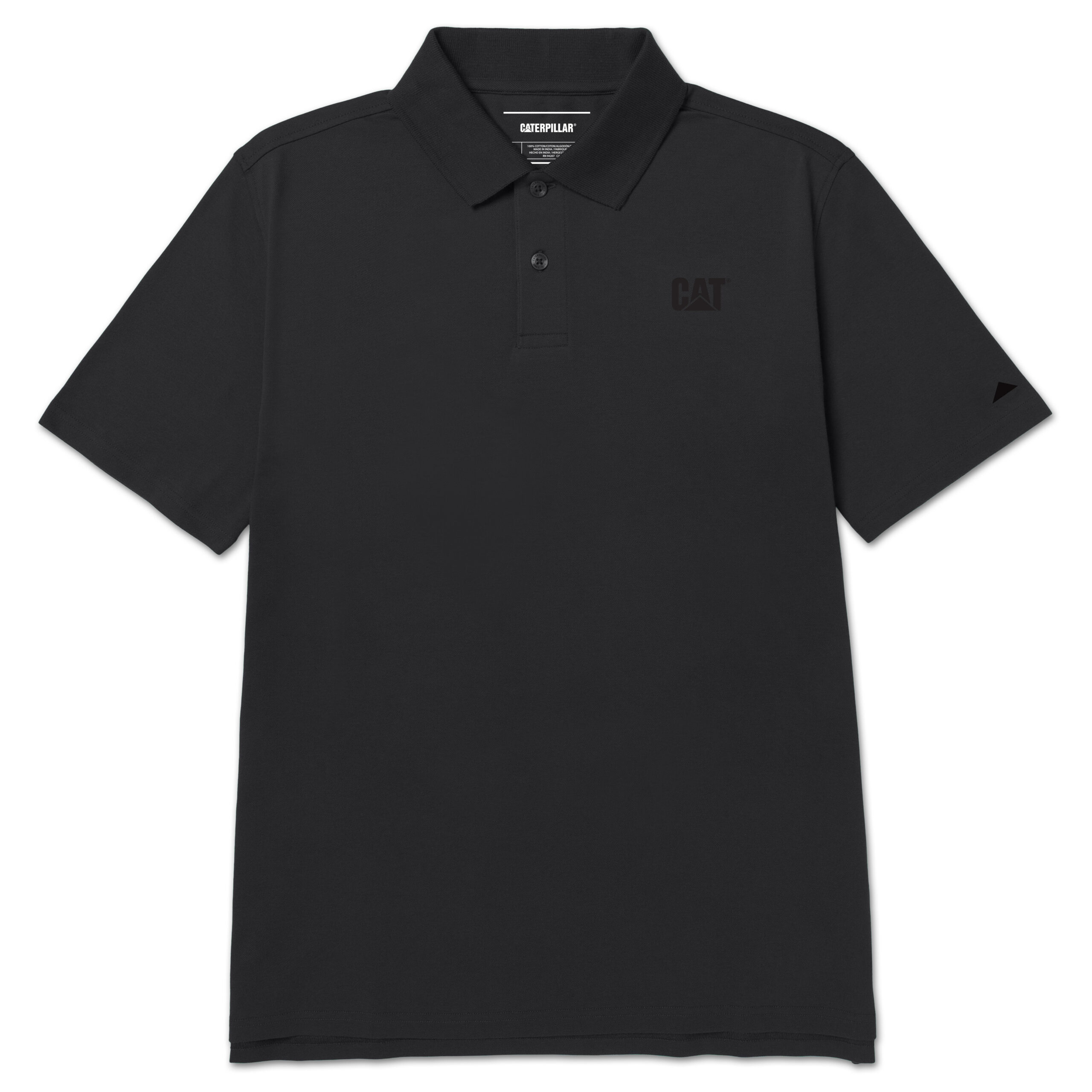 CAT Polo CAT LOGO PIQUE PITCH BLACK