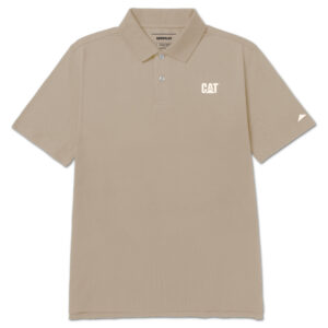 CAT POLO CAT LOGO PIQUE HUMMUS
