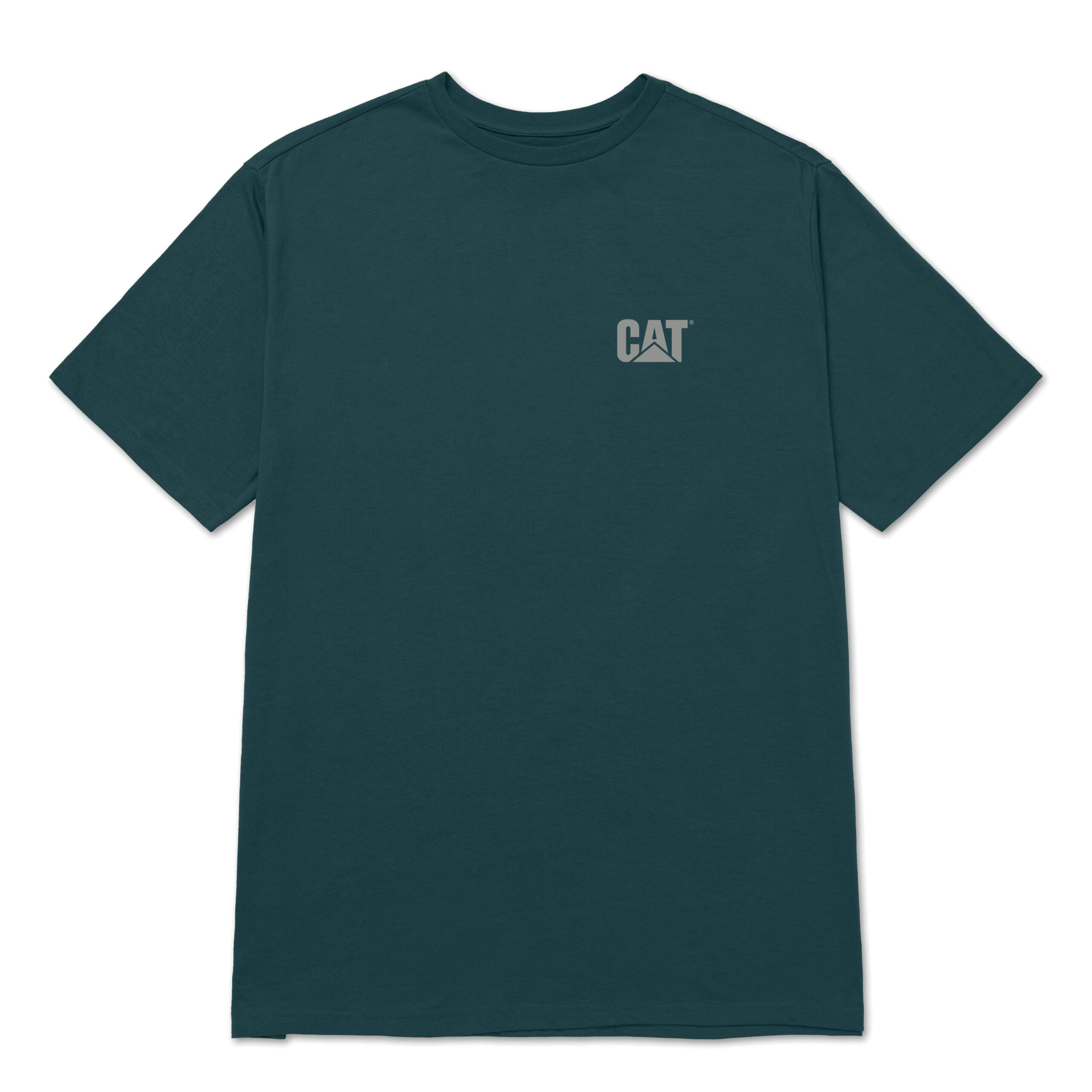 CAT T-Shirt CAT SMALL LOGO DARK SEA