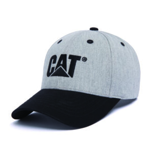 CAT Casquette – CAT LOGO COMBINATION – GREY / BLACK