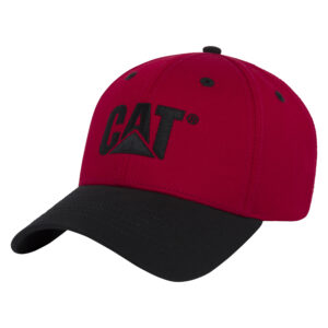 CAT Casquette – CAT LOGO COMBINATION – RED / BLACK