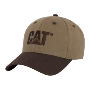 CAT Casquette – CAT LOGO COMBINATION – FOSSIL / COFFEE