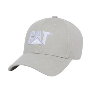 CAT Casquette – PIGMENT DYED CAT LOGO – NOMAD WHITE
