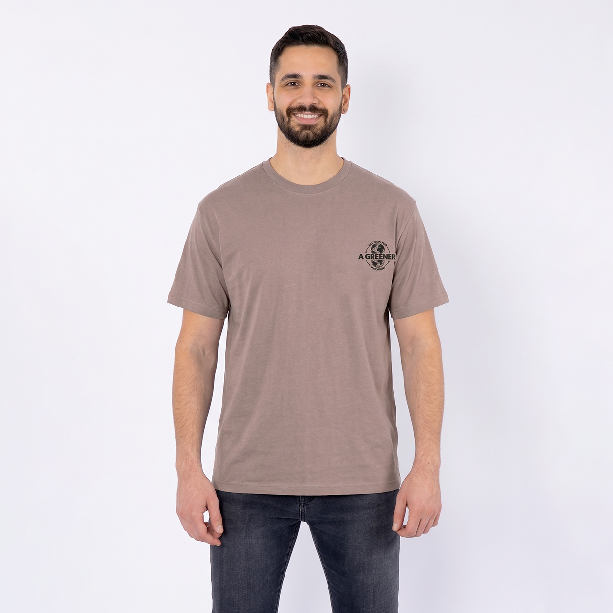 Lee Cooper T-Shirt Maille-17 Greener-tx Homme Nat.