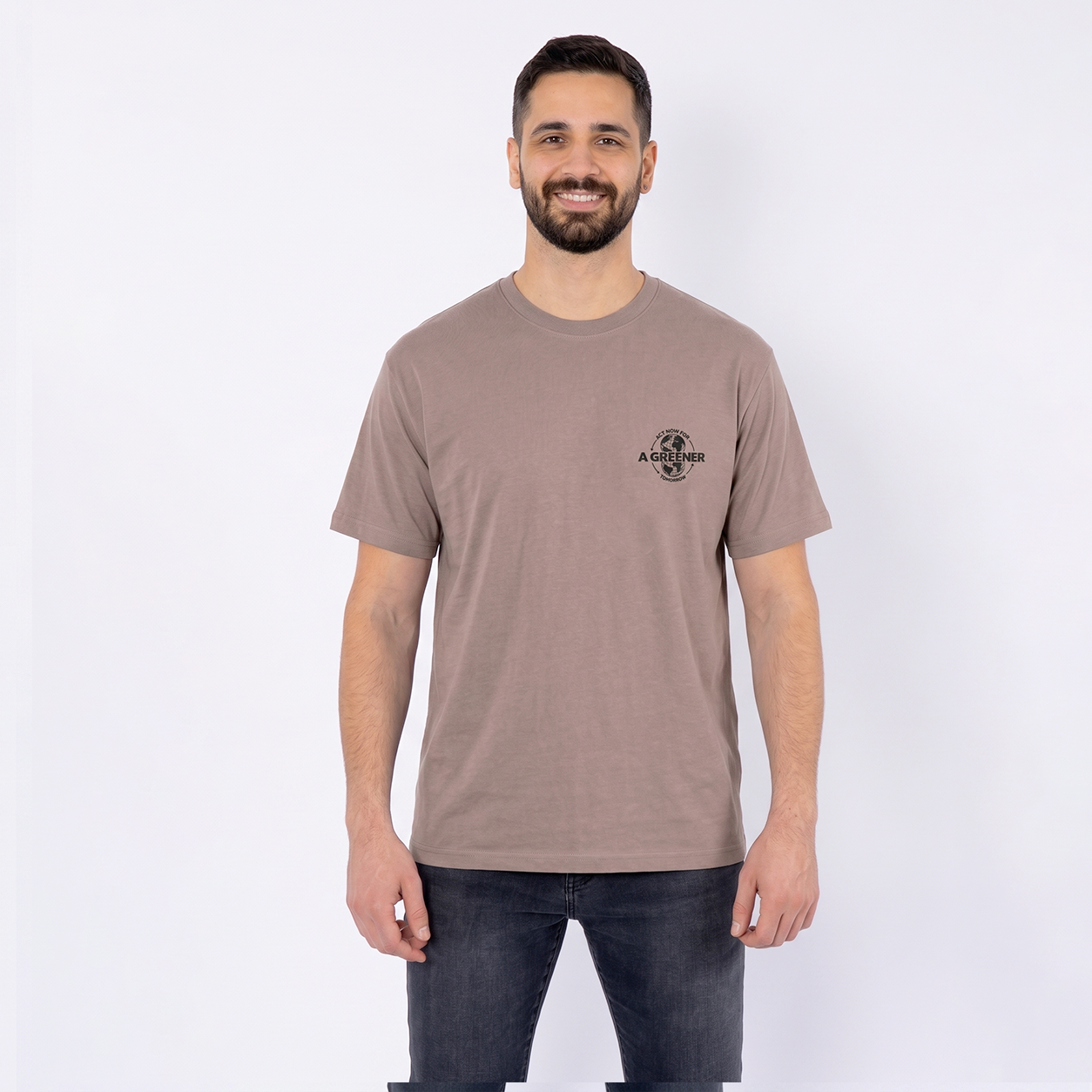Lee Cooper T-Shirt Maille-17 Greener-tx Homme Nat.